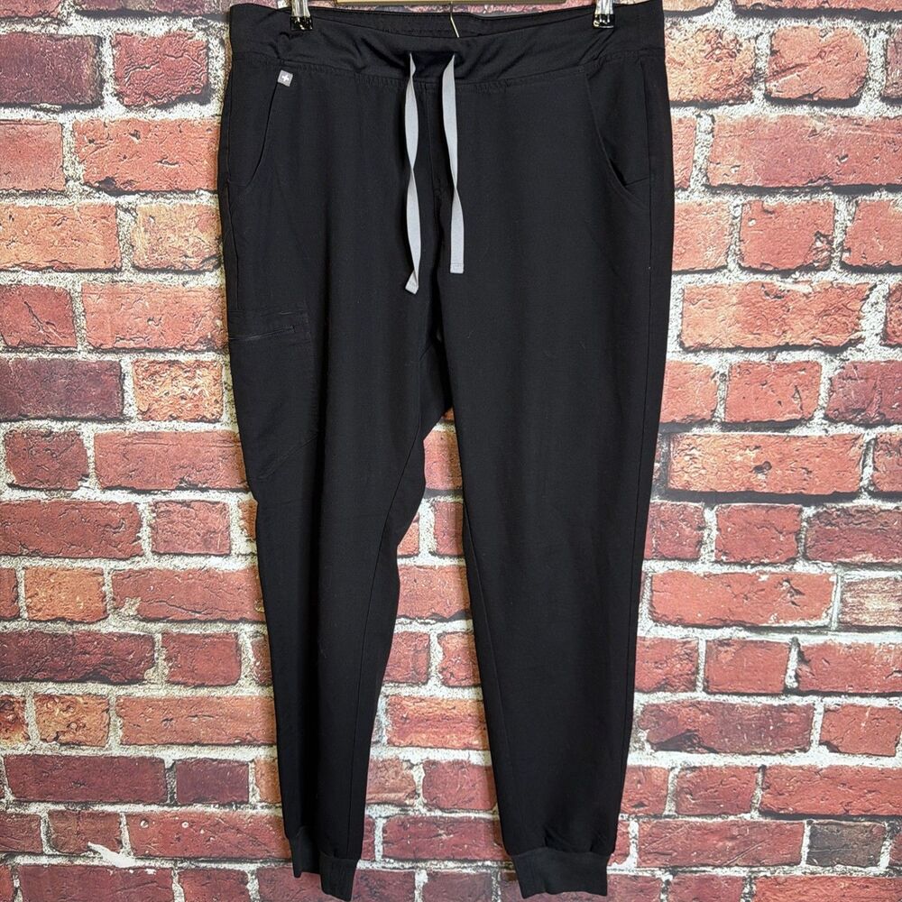 FIGS Pants Black Joggers Technical Collection Scrubs Women's XL Tall Medical